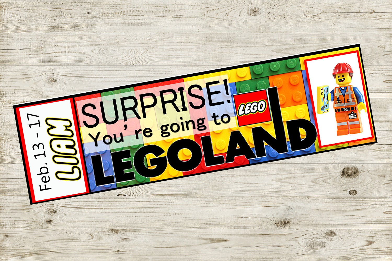  Free Printable Legoland Ticket Template 