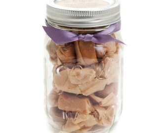 Mother's Day, House Warming, Last Minute, Engagement gift, End of the Year Teacher, Birthday or Thank You Gift - Fleur de Sel Caramels - (1