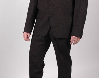 superb true vintage late 1950s atomic fleck wool suit