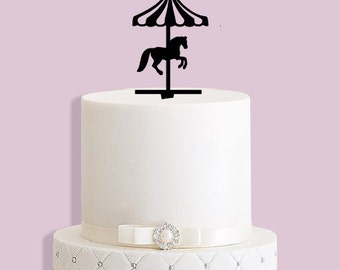 Merry go Round Cake Topper