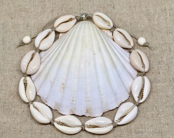 cowrie shell anklet, mermaid jewelry, beach anklet, beachcomber jewelry