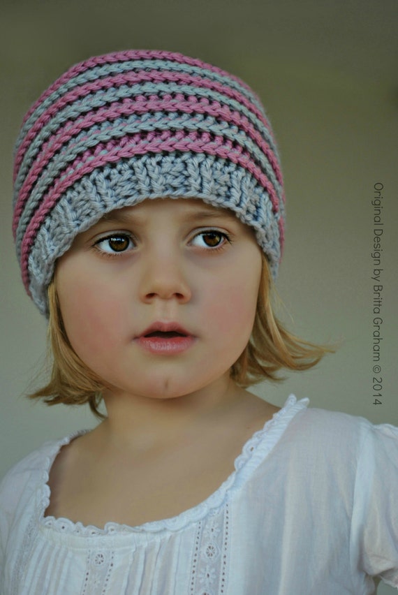Download Crochet hat pattern slouchy P306 using Double Knitting DK