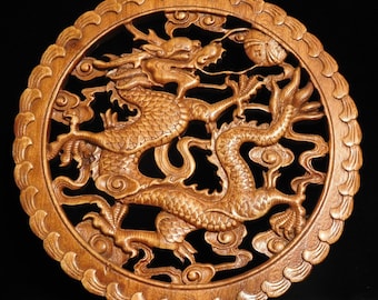 Chinese wood carving | Etsy