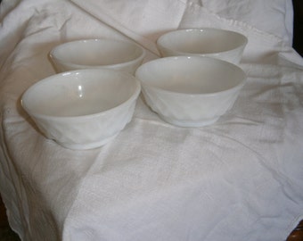 Vintage Irredescent Pineapple Fireking bowls