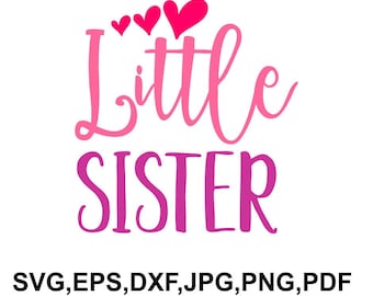 Little sister svg | Etsy