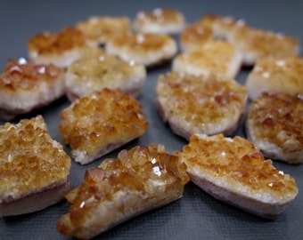 Citrine Cluster - Natural Raw Citrine Cluster from Brazil - Natural Stone OB8B22