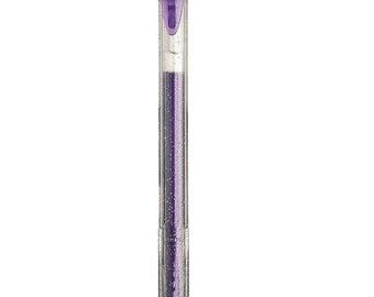 Stylo roller gel 1 mm Signo pailleté Violet - Uni-Ball - Ref UM120SP VT ---------- Jusqu'à épuisement du stock !