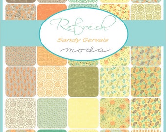 Refresh Charm Pack by Sandy Gervais for Moda - One Charm Pack - 17860PP
