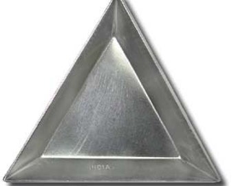Triangle Bead Scoop Aluminum Sort Tray 1pc