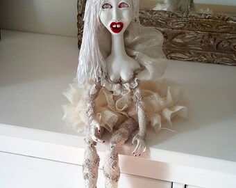 OOAK art doll Icicle, art doll, ooak doll, artist doll