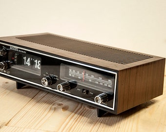 Vintage Mid Century 'Binatone Digimatic' Radio/ Alarm Clock