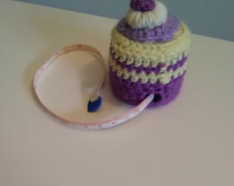 cake crocheted pincushion handmade
