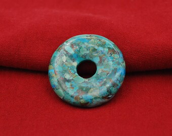 Turquoise Donut 40mm Size
