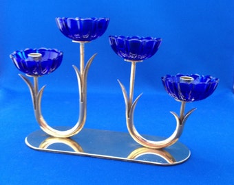 Ystad Metall candleholder Gunnar Ander Sweden