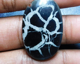33.10 Cts Natural Top Quality Septarian Gemstone Cabochon OVAL Shape 34x22x4MM