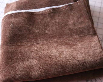 4 Upholstery Fabric Velvety Brown 4