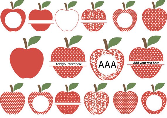 70 % OFF Apple SVG Monogram Apple SVG Frames Apple Monogram