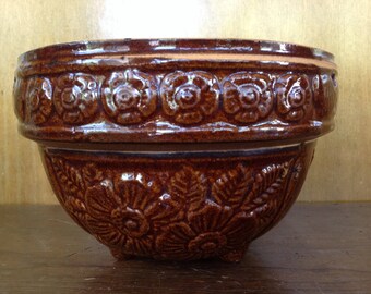 Vintage Stoneware Hanging Planter