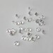 2.5mm round cz, 10pcs, clear cz, diamond cutting, loose gemstone, brilliant cut, loose cz, wholesale