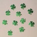 Green Shamrock Confetti Clover Confetti St. Patrick's Day Confetti Holiday Confetti Glitter Confetti