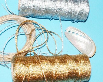 Solid Gold or Silver Bakers Twine for Gifts, Craft projects etc
