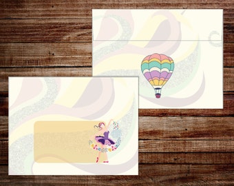 Whimsical Ballet - Envelope Set - A2 Envelopes