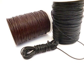 By Yard 1/5 mm Soft Leather Cord_ NAC89675411_ Leather CORDS_ OF 1/5 MM _ pack one meter/yard