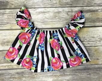 Daisy Top in Floral Print