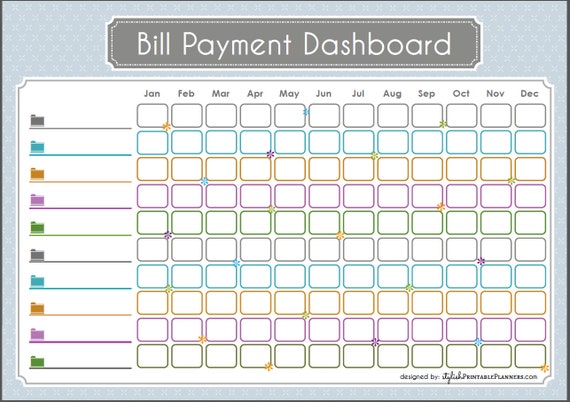 Items Similar To Bill Payment Checklist And Dashboard