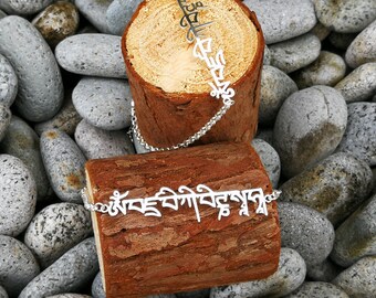925 Silver Dorje Shugden Mantra bracelet