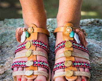 Traditional Gladiator leather sandals