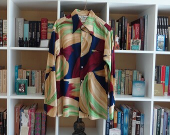 VINTAGE 1970's Hawaiian Print Shirt by Tori Richard Honolulu- available