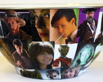 Who's Who in Doctor Who Popcorn Bowl