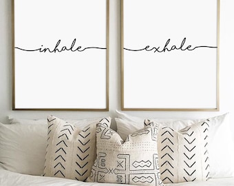 inhale exhale, inhale exhale print, pilates quote, yoga print, fitness print, inhale exhale poster, pilates Print, pilates art, bestselling