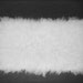 Tibetan Lamb Fur Rug 2'x4' Bleached White