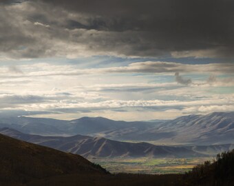 Atmospheric Valley Landscape