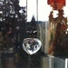 Rock Crystal Heart Pendant Sterling Silver Hugs and Kisses