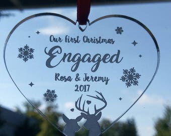 Our first Christmas ornament, Personalized, Our first Christmas, Wedding ornament, Newlywed ornament-ornament, Mr and Mrs ornament, Holiday