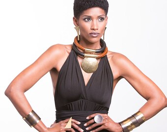 Statement Chokers necklace, African necklace, african jewelry, ethnic chokers necklace, tribal necklace