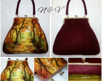 felted bag Mellow autumn