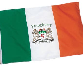 Dougherty Irish Coat of Arms Ireland Flag - 3'x5' foot