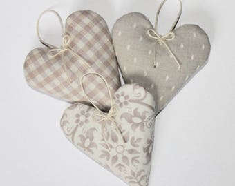 Lavender Sachet - Heart Sachet set of 3