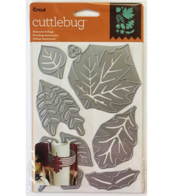 Cricut Cuttlebug Cut & Emboss Die Set SEASONAL FOLIAGE