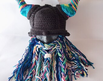 Viking Hat with detachable Beard