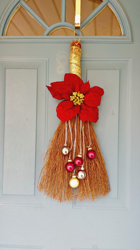 Christmas Décor Christmas Swag Holiday Broom Decoration