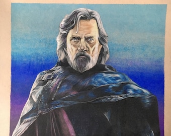 Mark Hamill as Luke Skywalker in The Last Jedi.