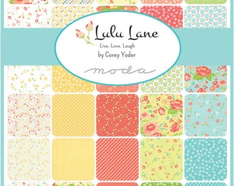 Lulu Lane by Corey Yoder for Moda Fabrics - Layer Cake M29020LC