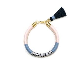 Stacking Bracelet, Tassel Bracelet Gift, Rope Bracelet Gift, Thread Bangles, Thread Bracelet, Everyday Bracelet, Simple Bracelet Gift