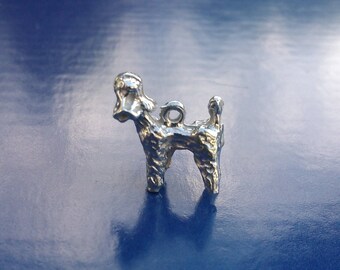 Sterling Silver Poodle Charm
