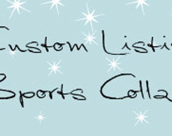 Custom Lisiting Sports Collage
